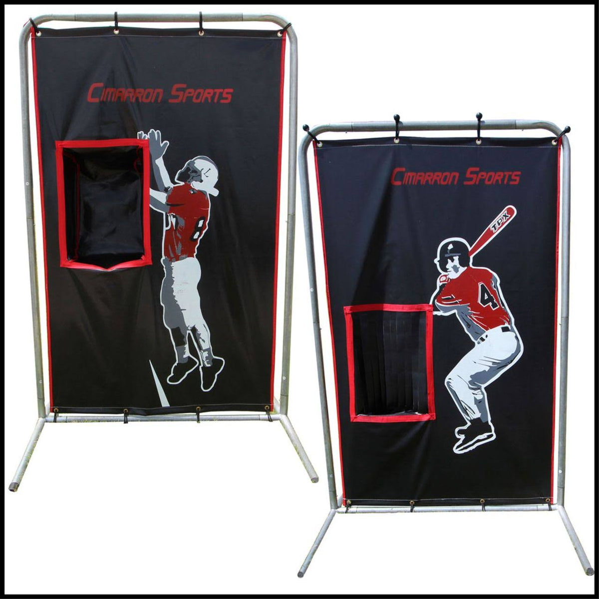 2-Sport Catcher Vinyl Backstop with Frame C7816