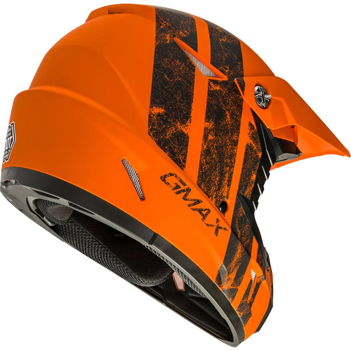 Matte Black/White/Red Off-Road Helmet Medium Q930321