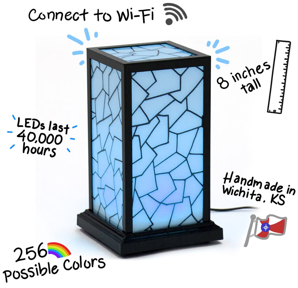 Set of 2 Friendship Lamps I610147