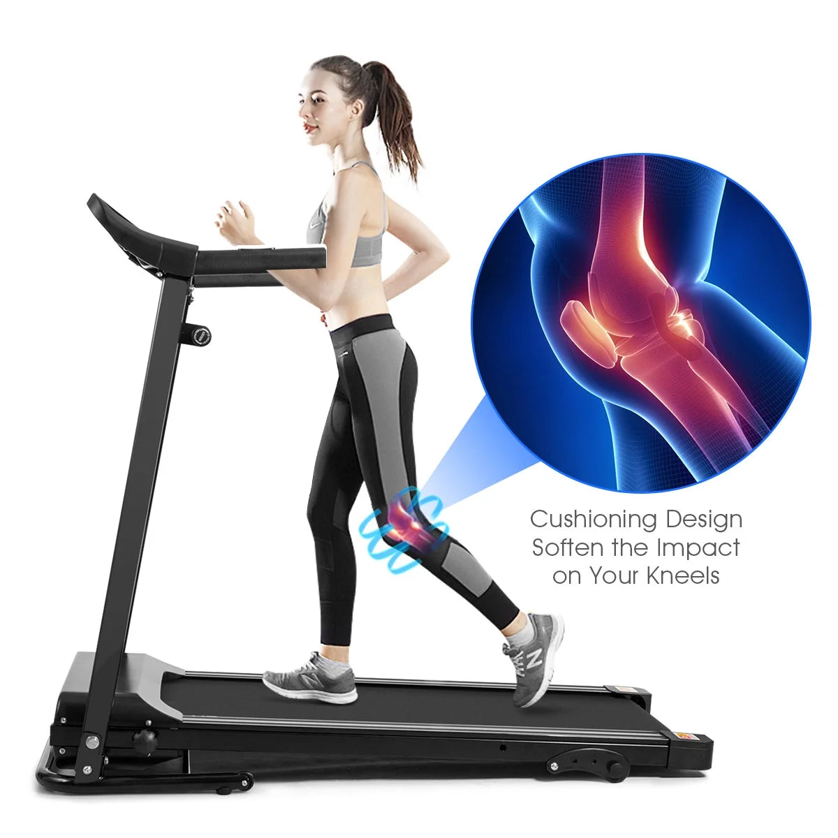 1.0HP Folding Electric Treadmill I816346
