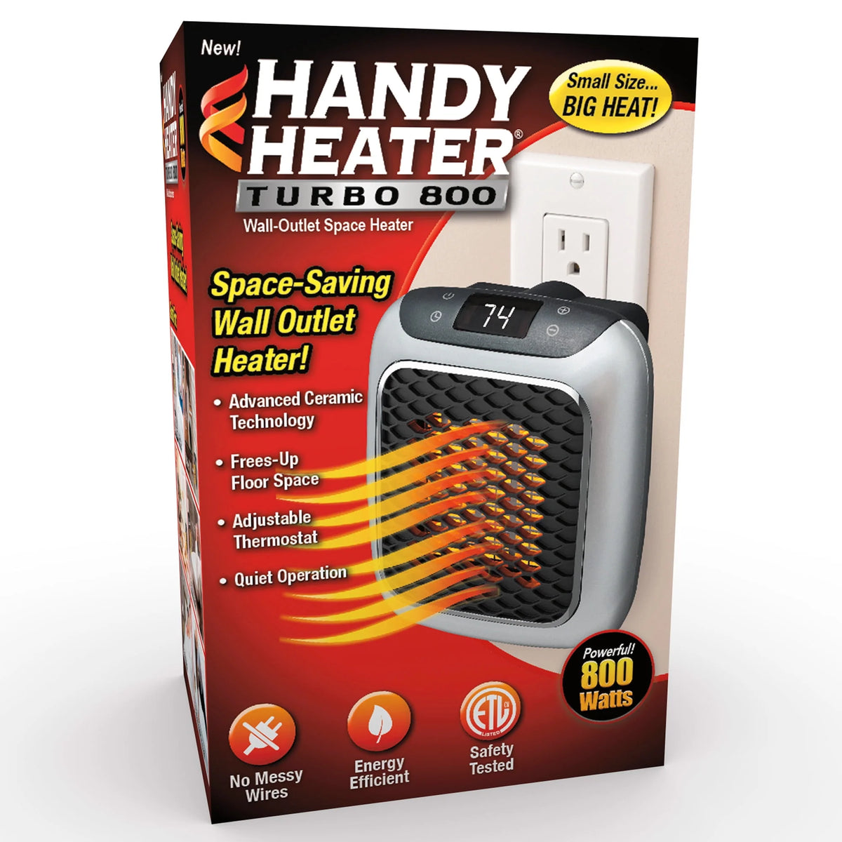 800 Watts Ceramic Space Heater P615346