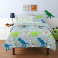 Twin Grey Dinosaur Bed in A Bag A2240