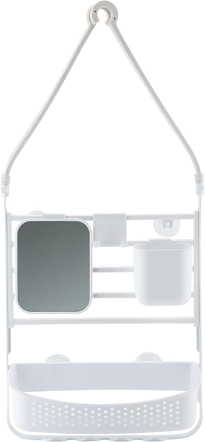 Matte Black Adjustable Shower Caddy Z4220