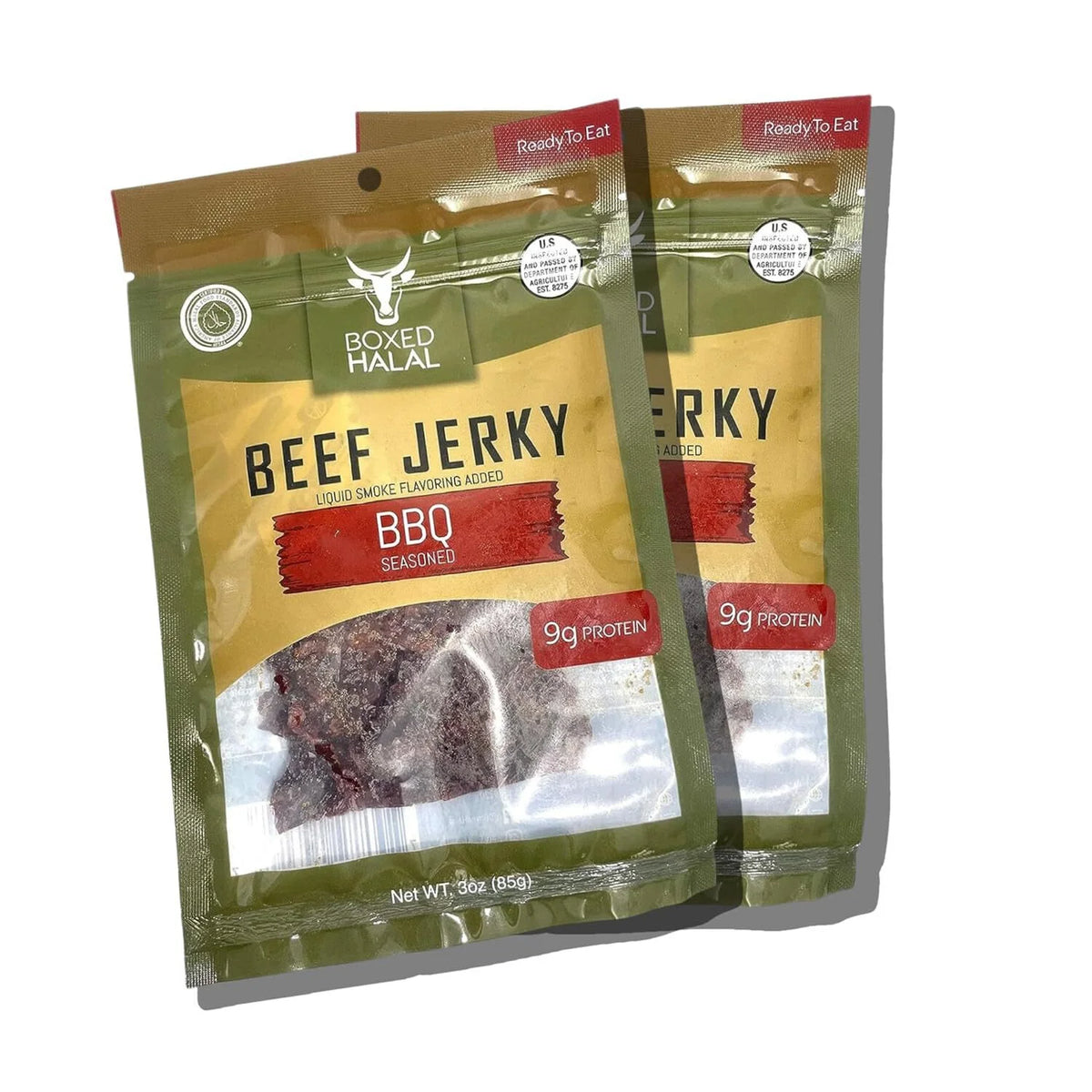 100% Grass-Fed BBQ Beef Jerky Strips 3 Oz. Bags (3 Pack) P38887