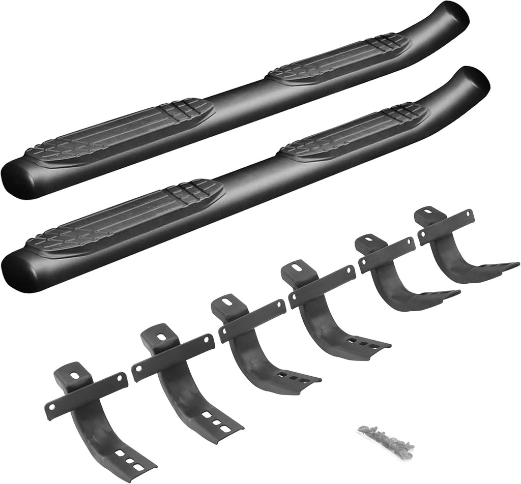Textured Black Side Step T30344