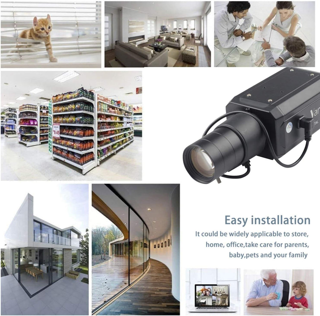 CCTV 1/3 CCD HD 960H Auto Iris 6-60mm F1.6 Varifocal Lens Bullet Box Camera Pack of 2 R83084