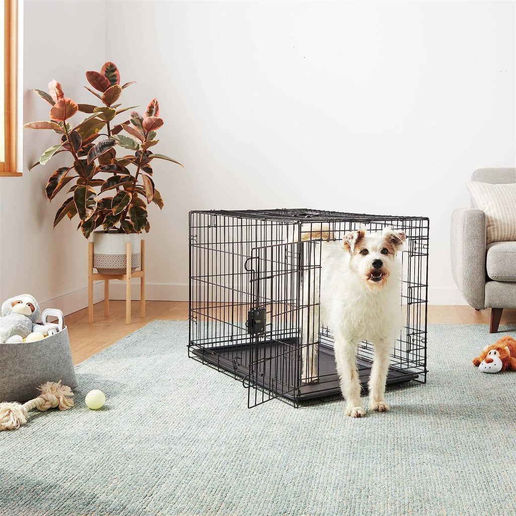 Foldable Metal Wire Dog Crate with Tray Z641531
