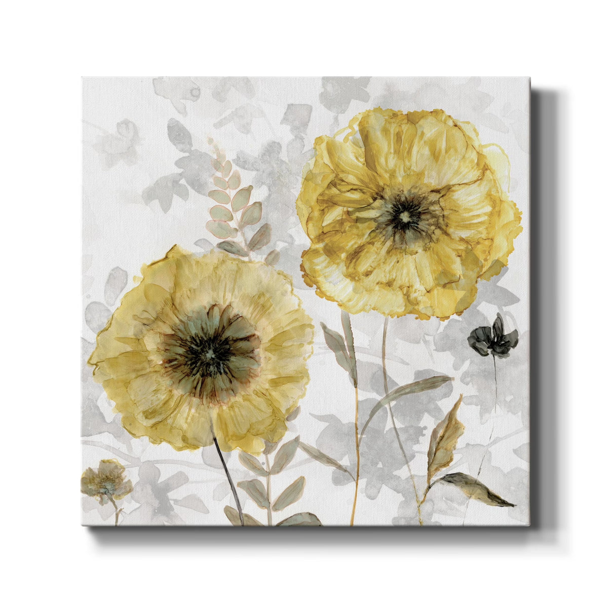 Transparent Gold Gallery Wrapped Canvas 10X10 V393