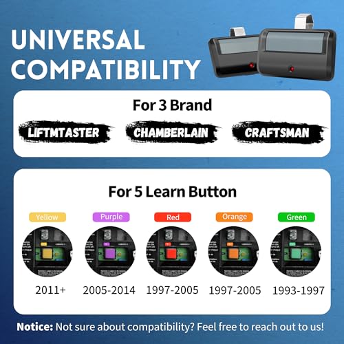 Universal Garage Door Opener Remote C4633