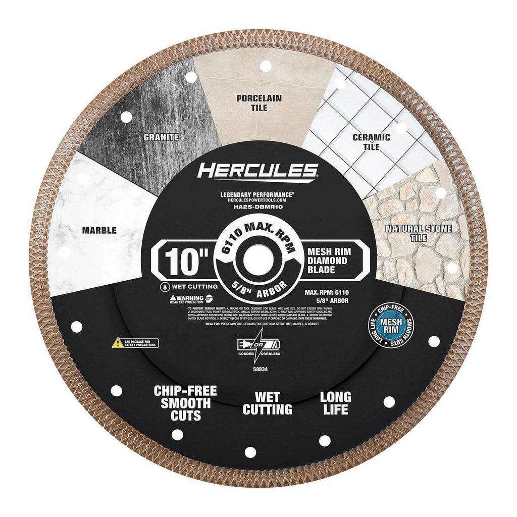 10 in. Continuous Rim Diamond Blade Q20135