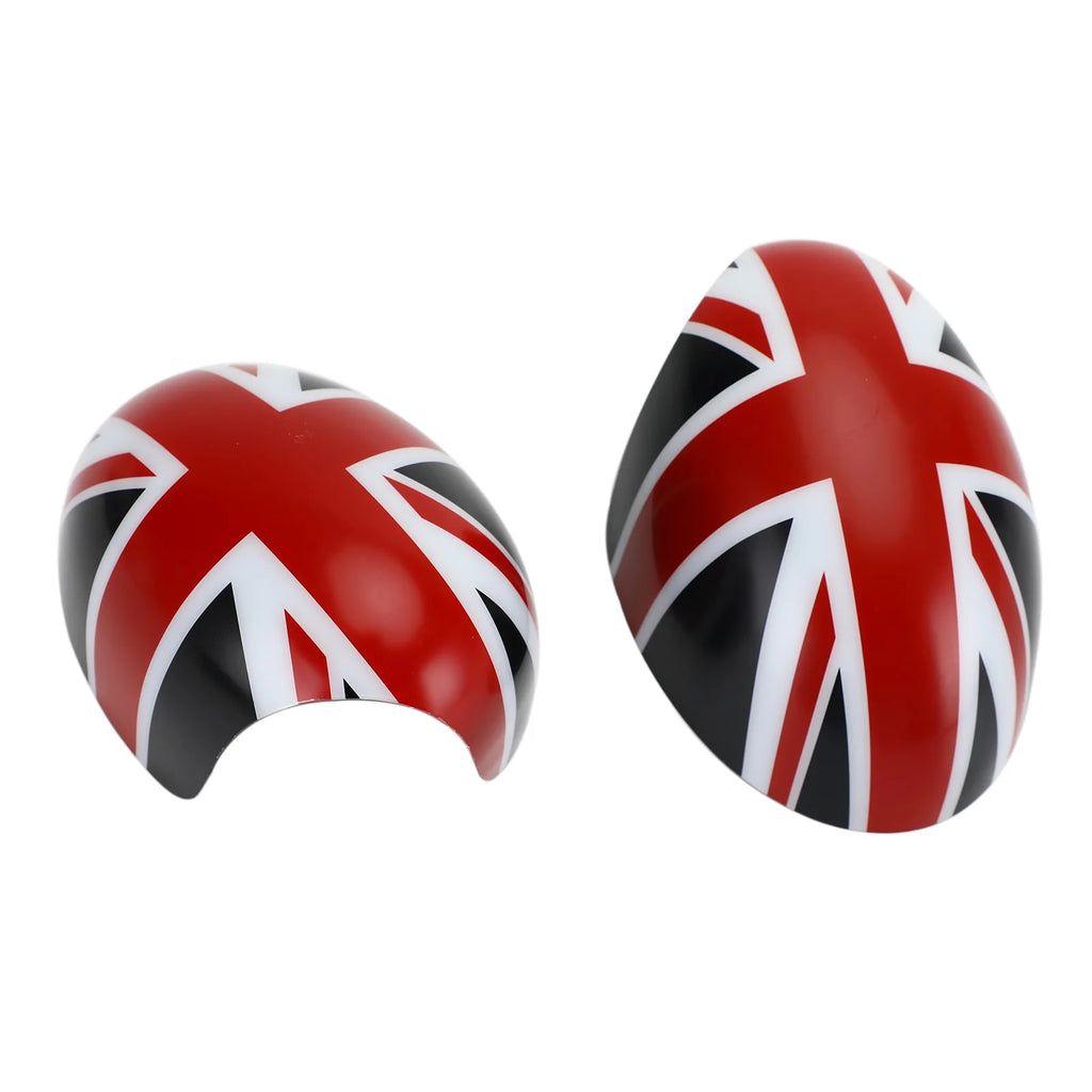 2pcs Black/Red Mirror Covers for MINI Cooper D803