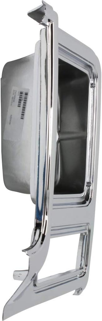 Chrome & Painted Dark Argent Headlight Door for Chevy C10 C20 C30 1979 1980 Driver Side Pack of 2 H14493