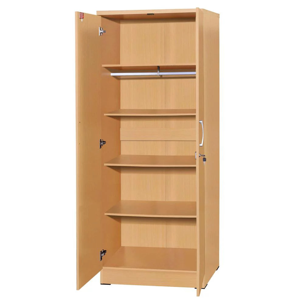 Two Door Armoire Wardrobe with Mirror M98451