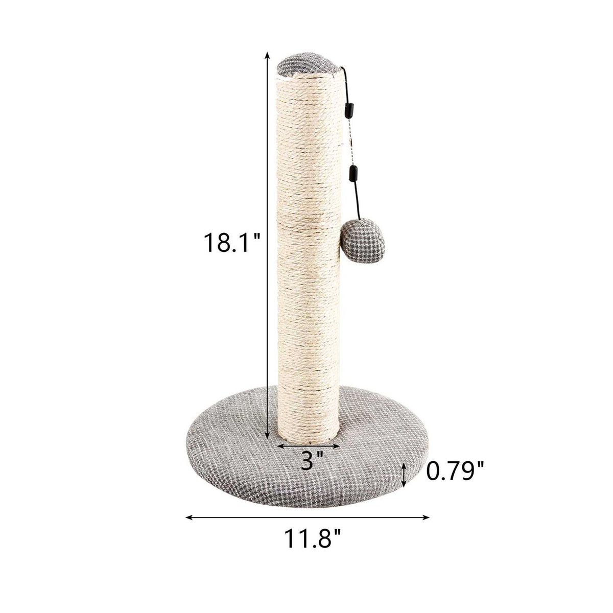 Jute Cat Scratching Post C809544