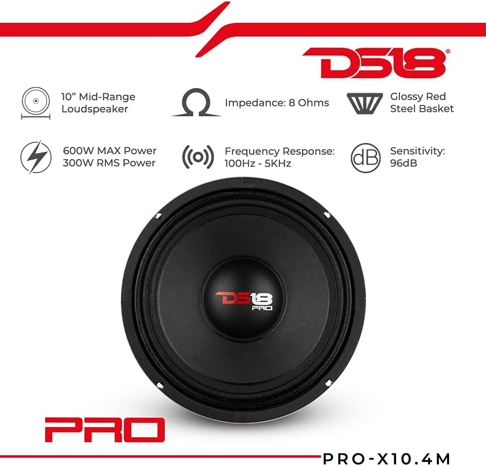 10 Midrange 4 Ohms Loudspeaker K438