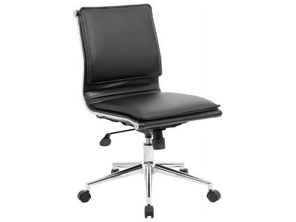 Black Faux Leather Swivel Office Chair R13242