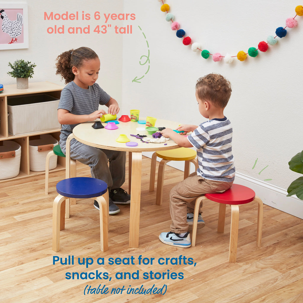Assorted 6-Piece Stackable Stools O829