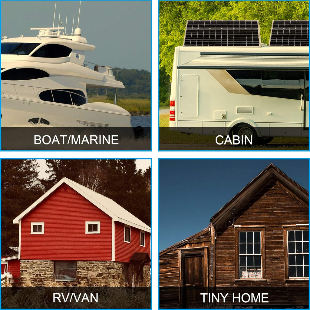 600 Watt Black Mono RV Solar Panel U199