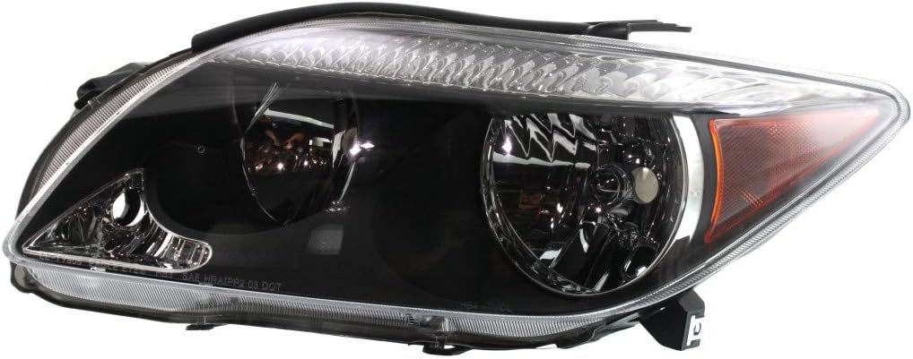 2005 2007 Scion tC Head Light Assembly Driver Side Black Housing K481