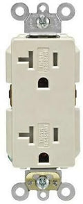 20 Amp Light Almond Duplex Receptacle I172
