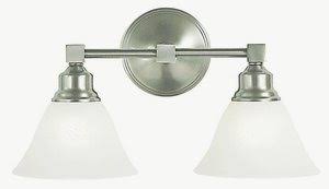 2-Light Brushed Nickel Sconce M961