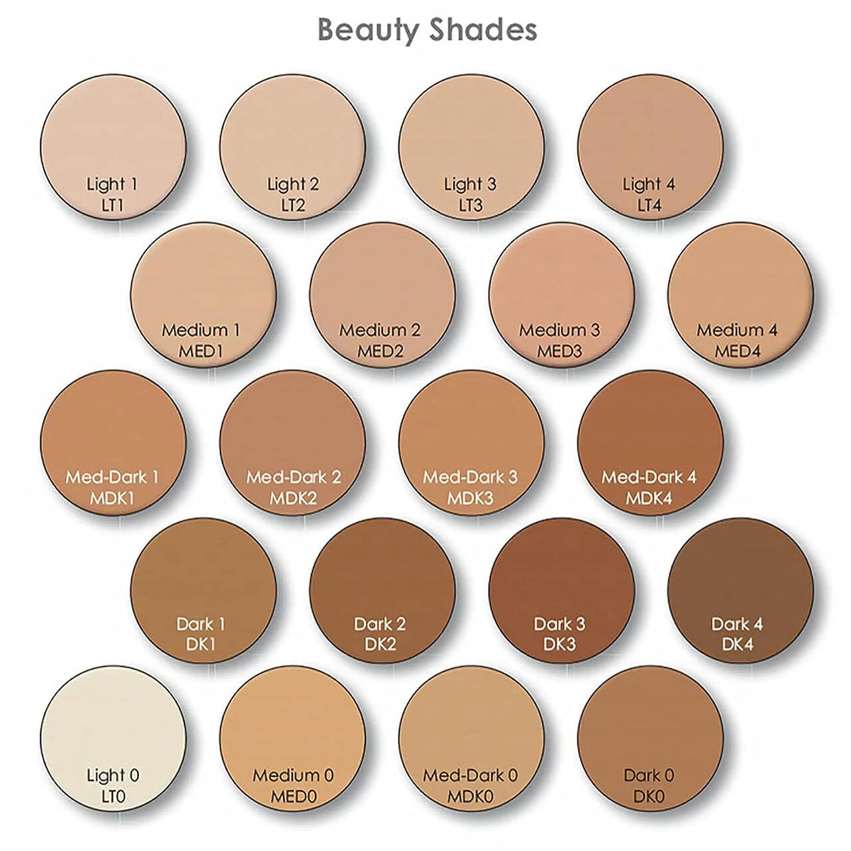 20 Color Cream Face and Body Makeup Palette C375