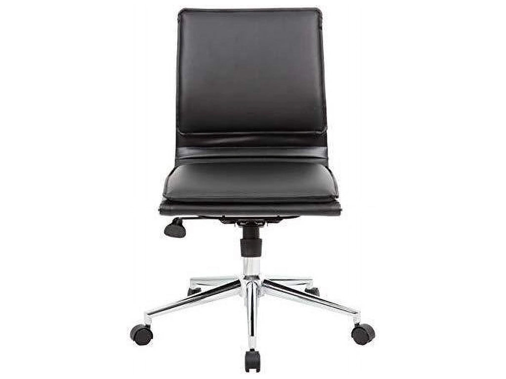 Black Faux Leather Swivel Office Chair R13242