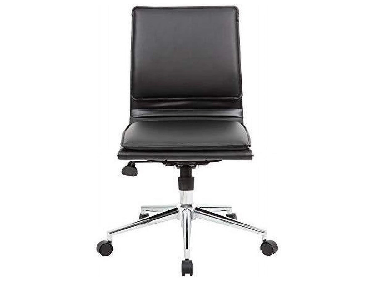 Black Faux Leather Swivel Office Chair R13242