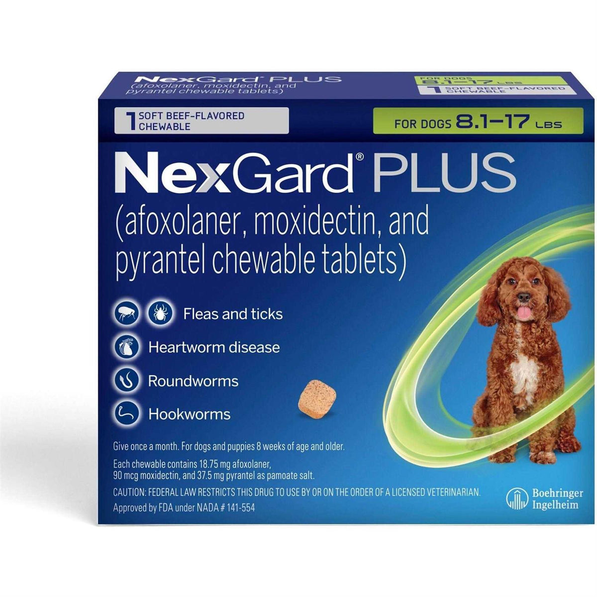 Chewables for Dogs 8.1-17 lbs R74173