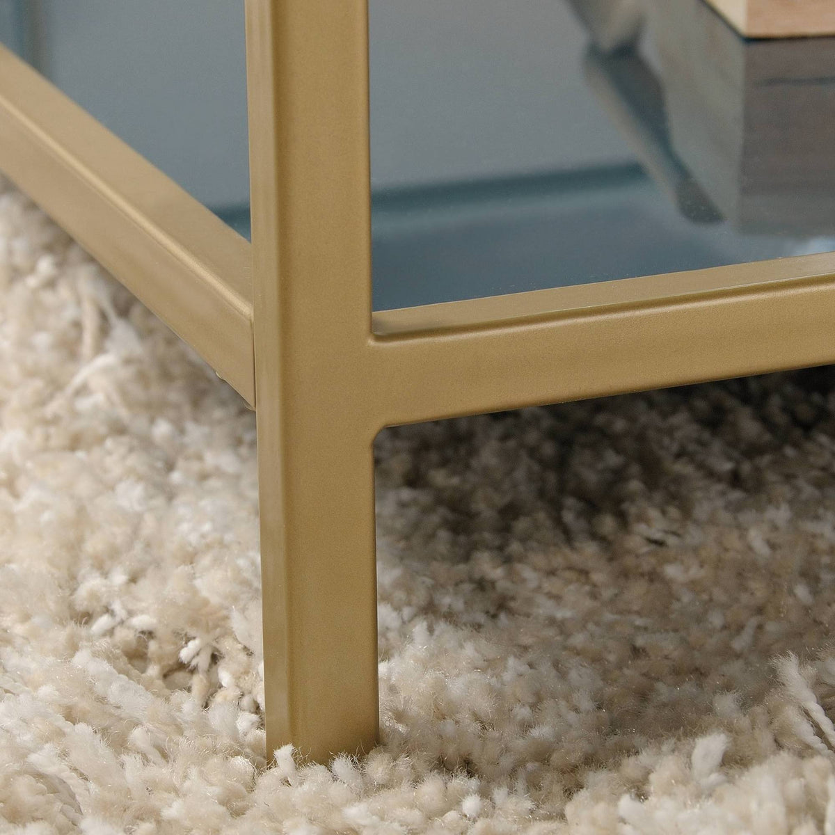 Coral Cape Coffee Table Satin Gold K84256