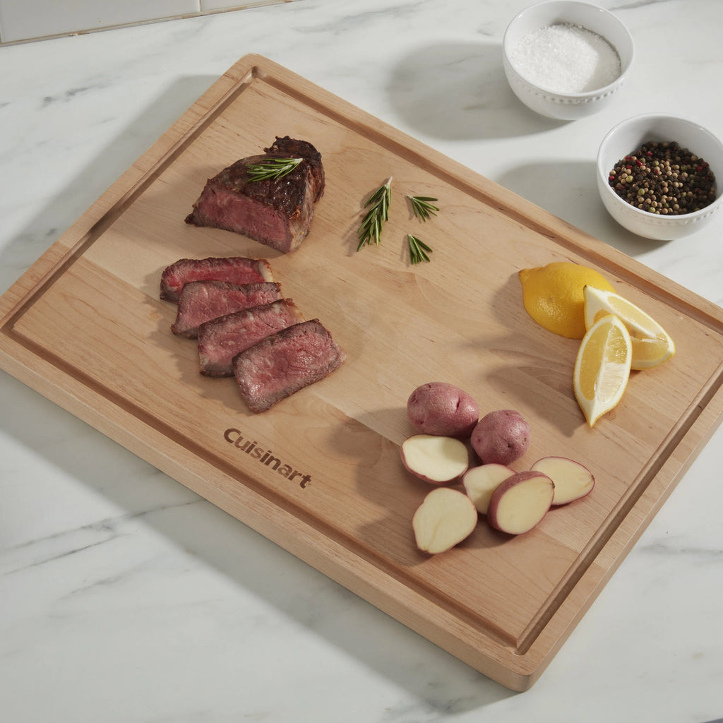 17” Reversible Maple Wood Cutting Board E1574