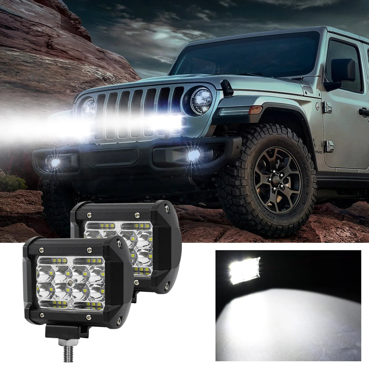 4 Inch Waterproof LED Driving Lights M8963