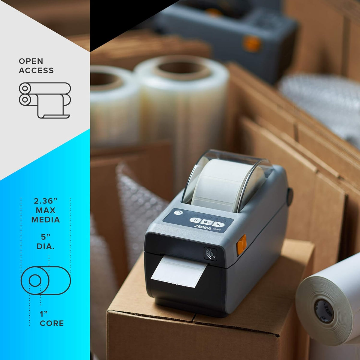 Direct Thermal Desktop Printer with USB Ethernet Connectivity V1102
