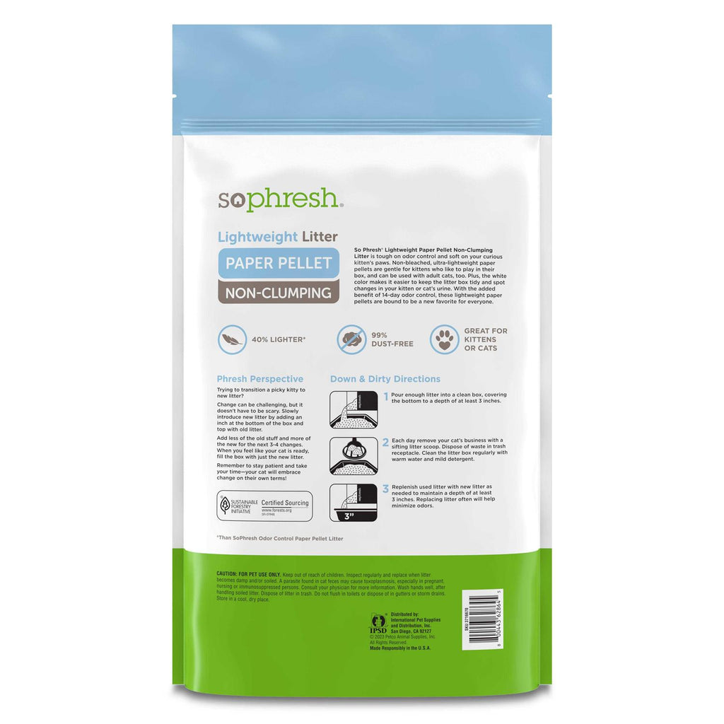 Lightweight Paper Pellet Non-Clumping Cat Litter F99321